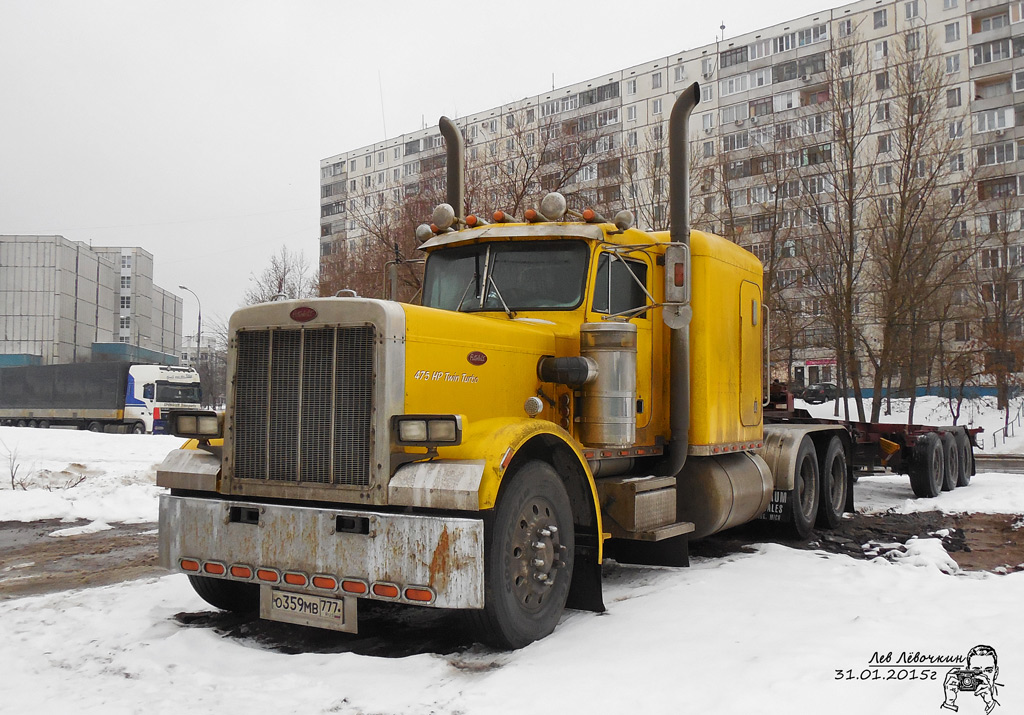 Москва, № О 359 МВ 777 — Peterbilt 359