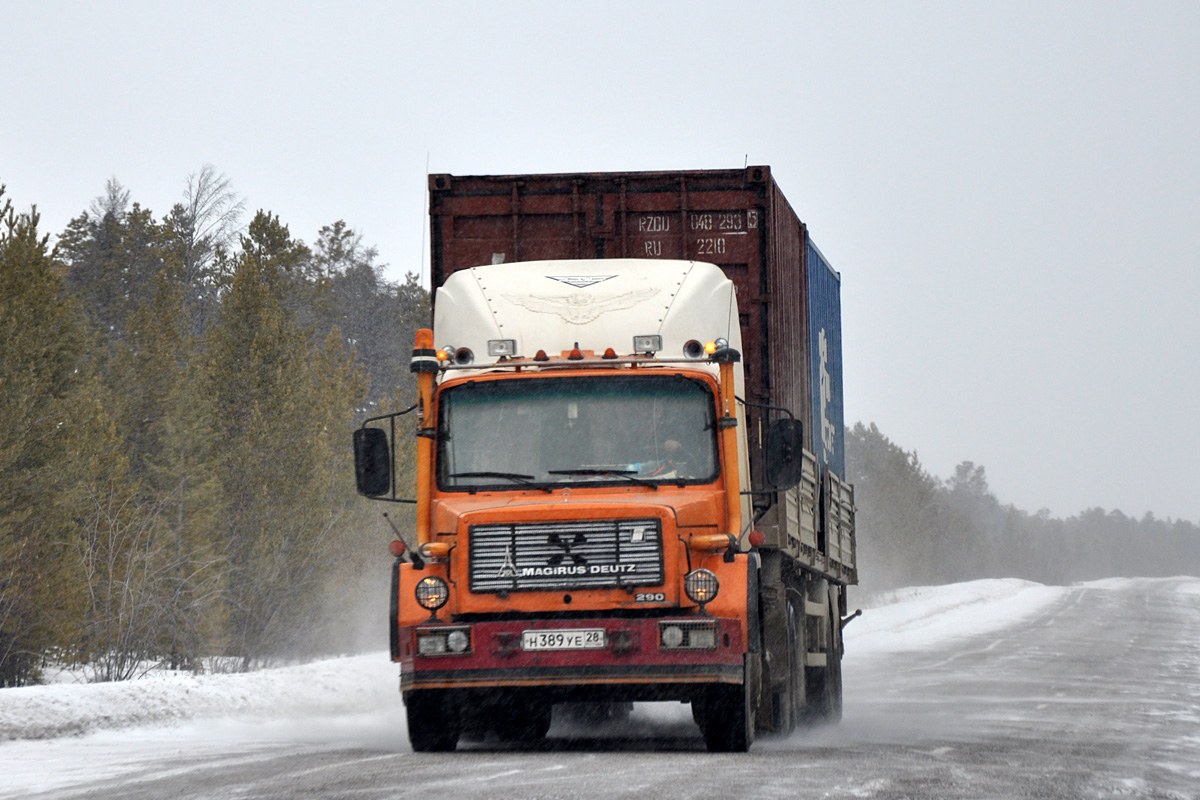 Амурская область, № Н 389 УЕ 28 — Magirus-Deutz 290D26S