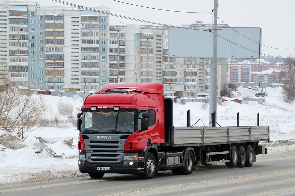 Томская область, № С 594 ЕР 70 — Scania ('2004) P340