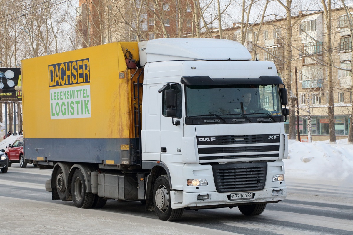 Томская область, № Е 771 ОО 70 — DAF XF95 FAR