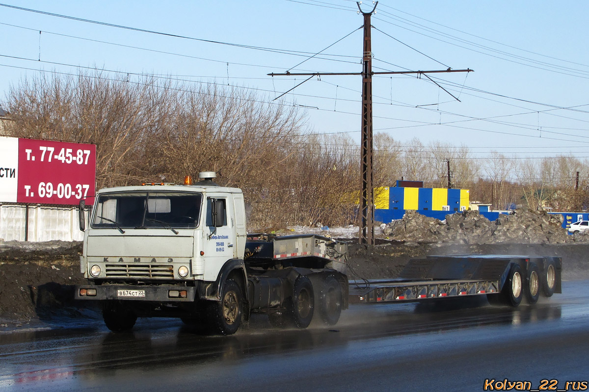 Алтайский край, № В 674 СТ 22 — КамАЗ-54112