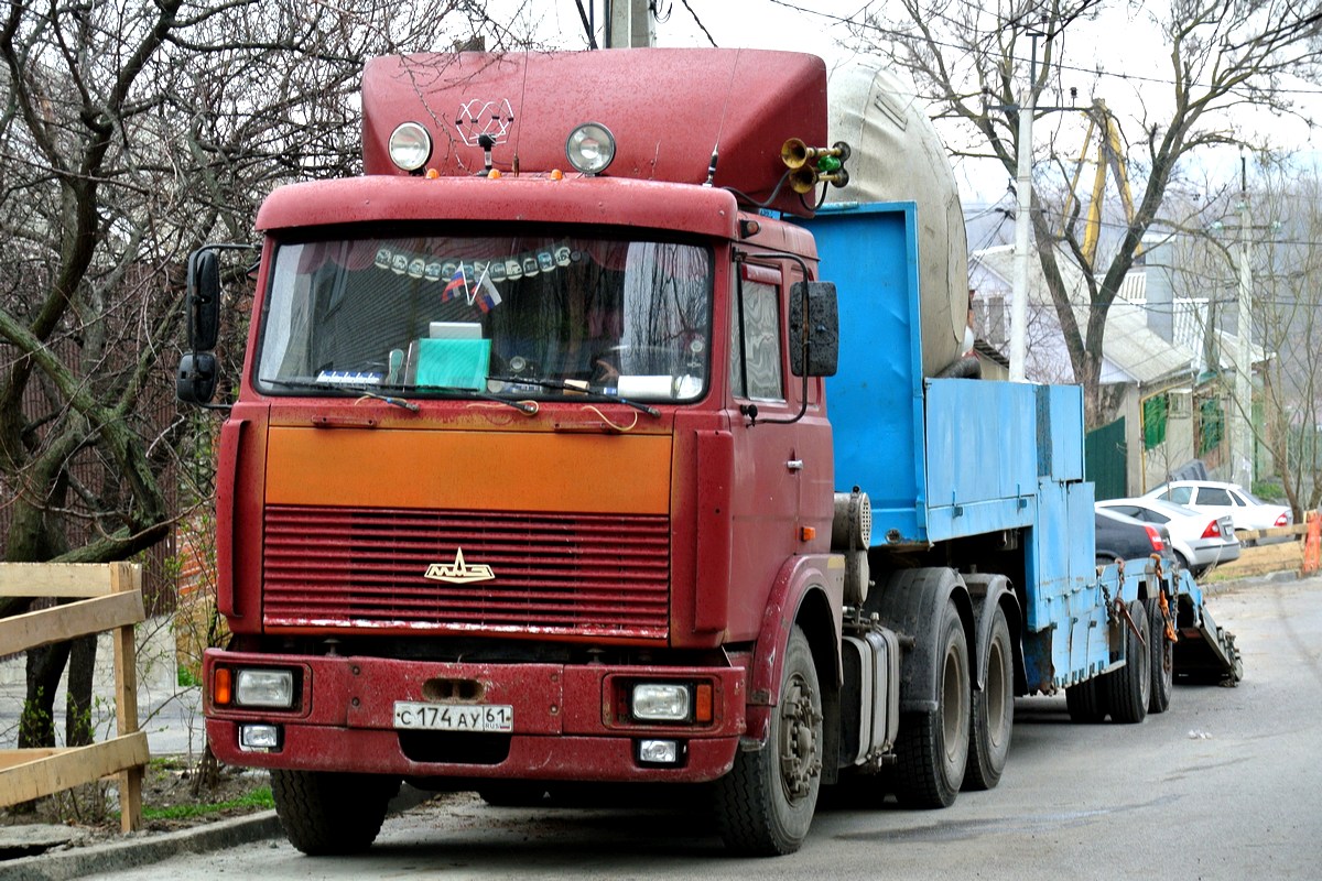 Ростовская область, № С 174 АУ 61 — МАЗ-6422 (общая модель)