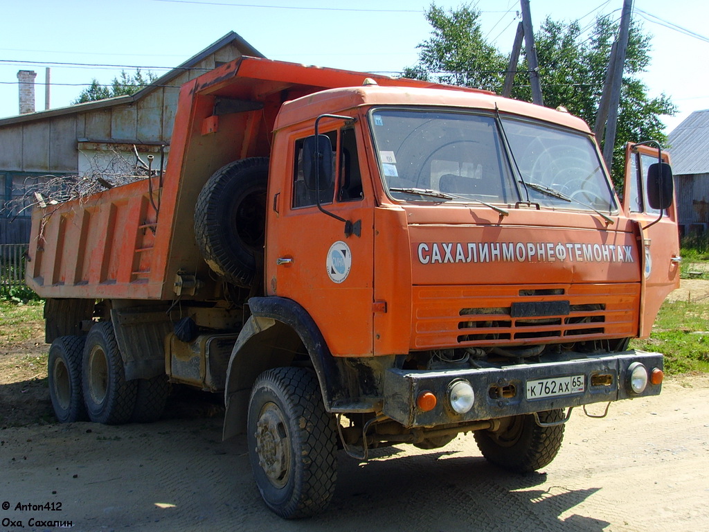 Сахалинская область, № К 762 АХ 65 — КамАЗ-65111-01 [65111A]