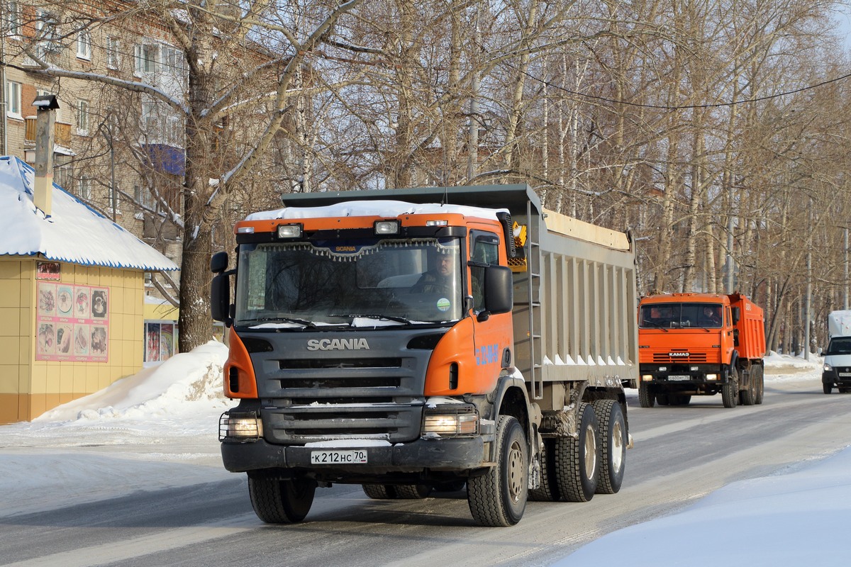 Томская область, № К 212 НС 70 — Scania ('2004) P380