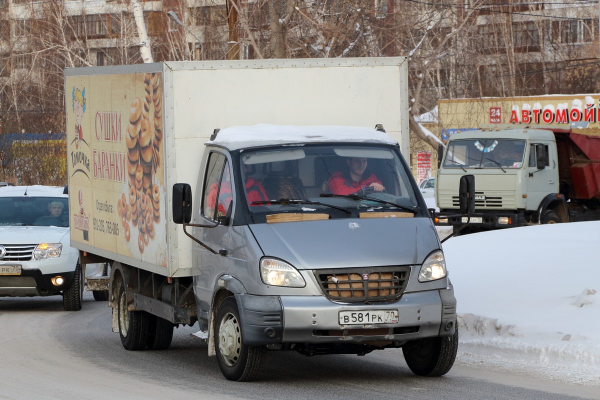 Томская область, № В 581 РК 70 — ГАЗ-33104 "Валдай"