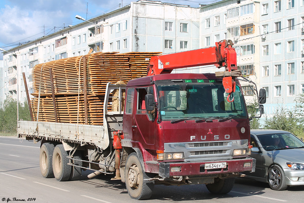 Саха (Якутия), № Н 634 ЕУ 14 — Mitsubishi Fuso The Great