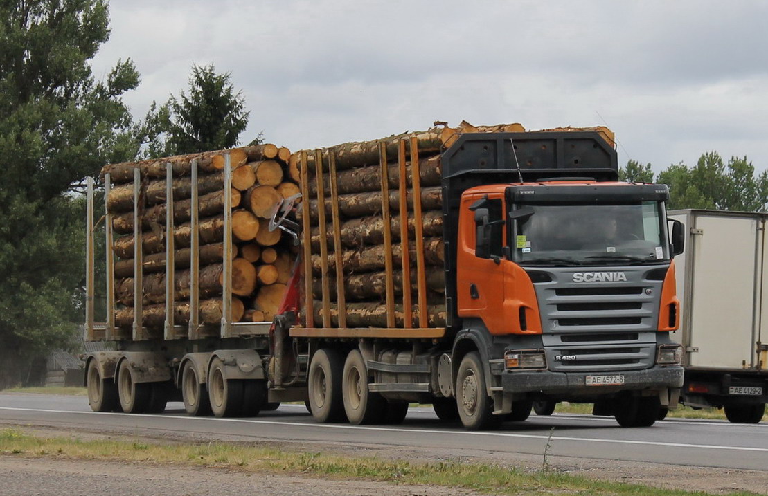 Могилёвская область, № АЕ 4572-6 — Scania ('2004) R420