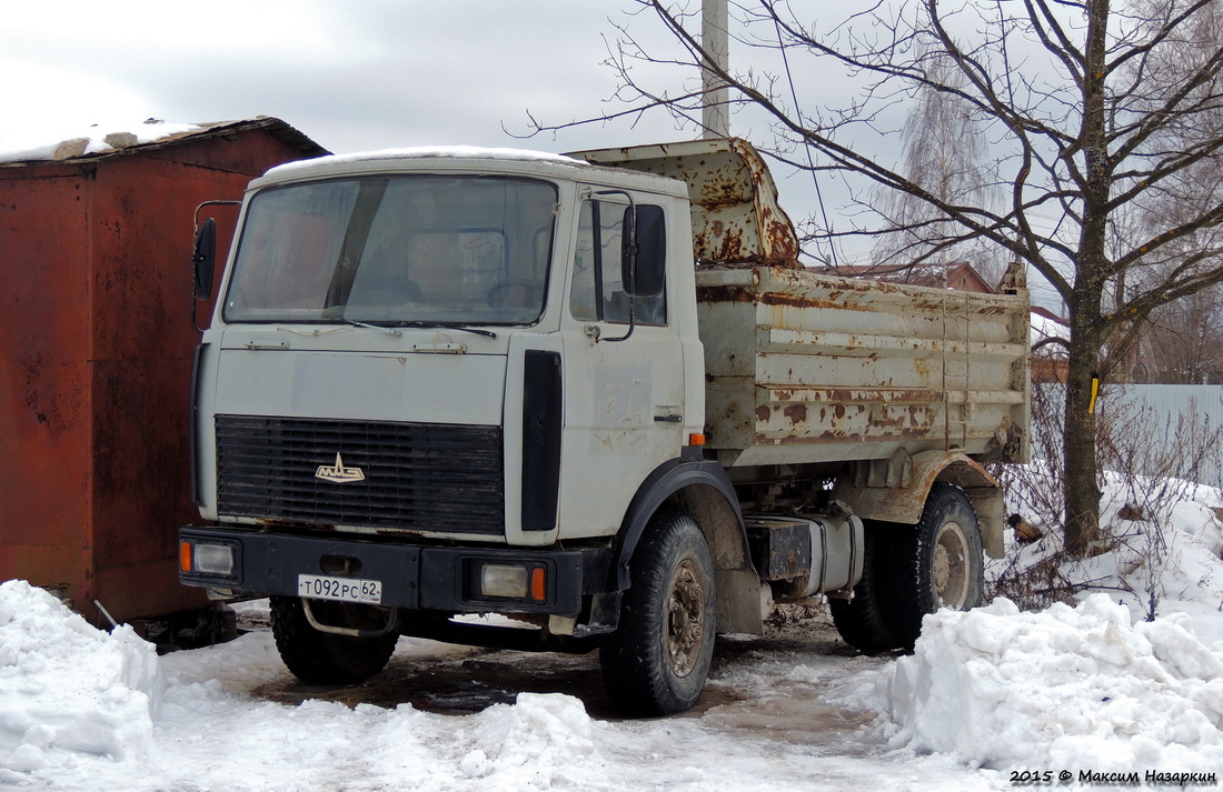 Рязанская область, № Т 092 РС 62 — МАЗ-5551 [555100]