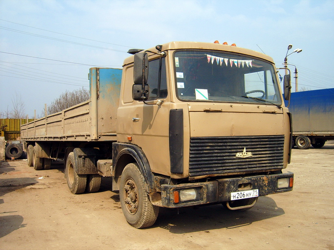 Тульская область, № Н 206 НУ 71 — МАЗ-5432 (общая модель)