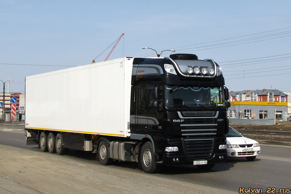 Алтайский край, № У 202 УР 22 — DAF XF105 FT