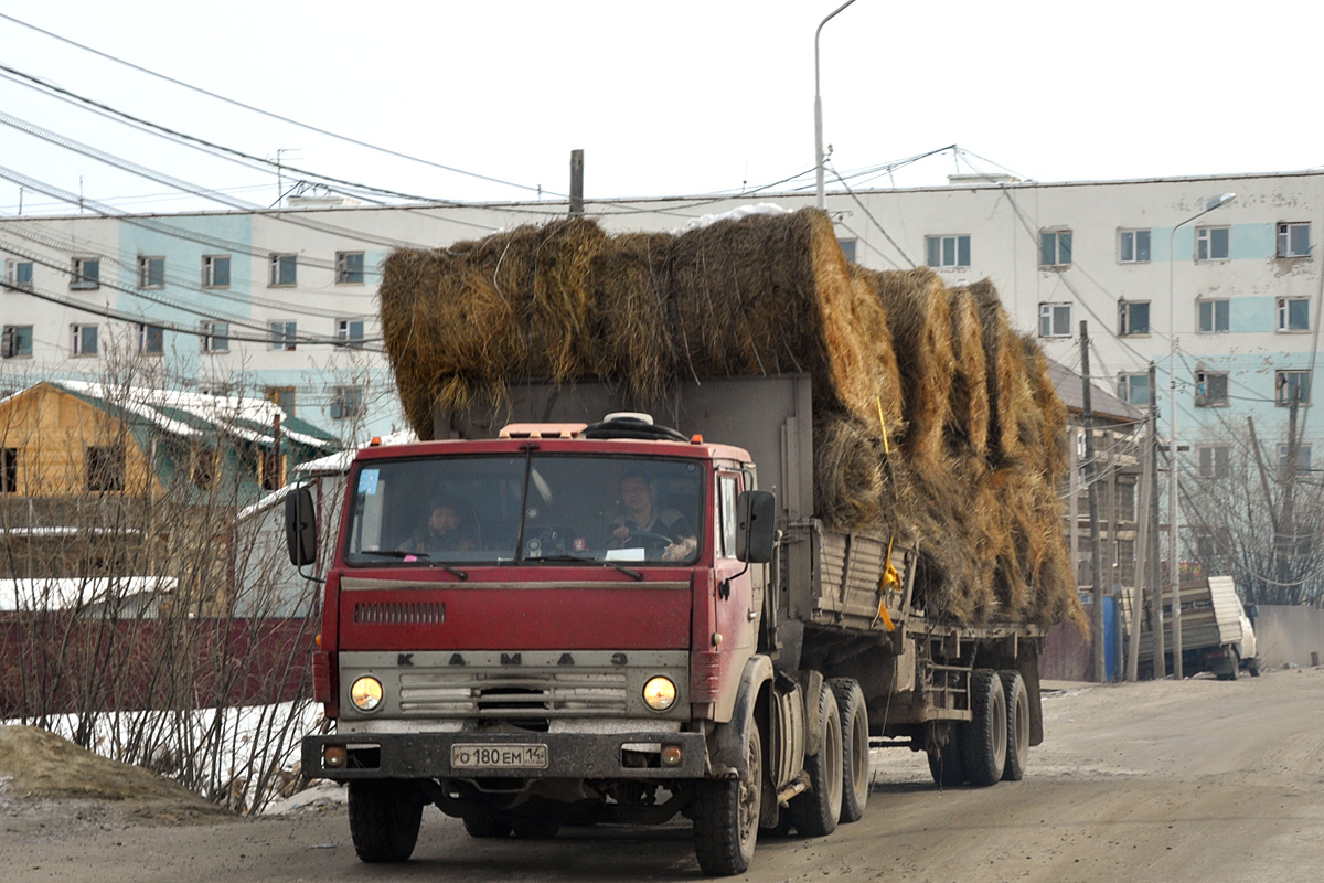 Саха (Якутия), № О 180 ЕМ 14 — КамАЗ-5410