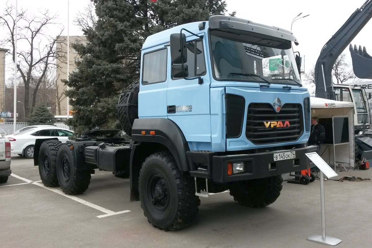 Челябинская область, № В 145 ОК 74 — Урал-44202-80