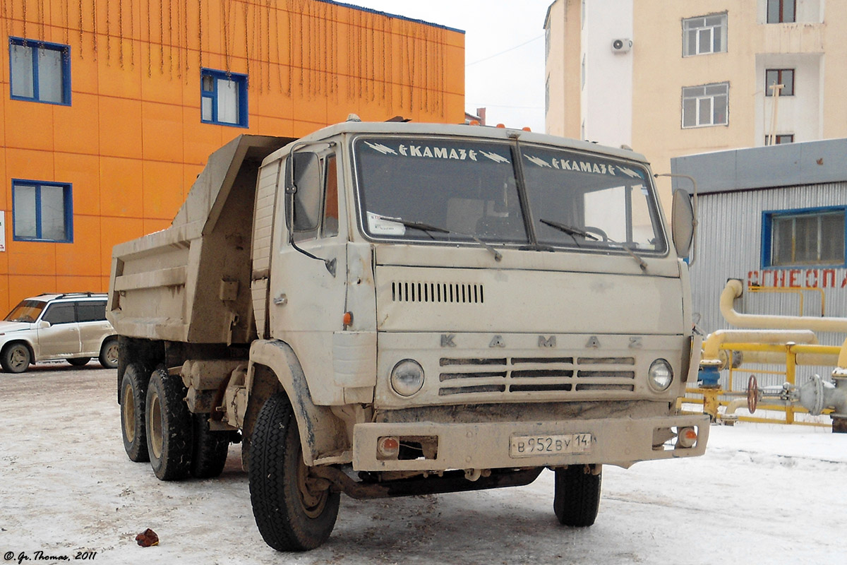 Саха (Якутия), № В 952 ВУ 14 — КамАЗ-55111 (общая модель)