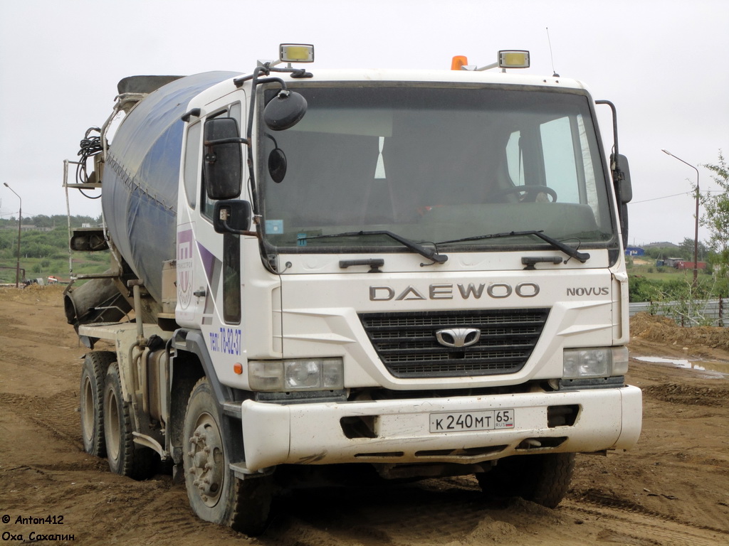 Сахалинская область, № К 240 МТ 65 — Daewoo Novus