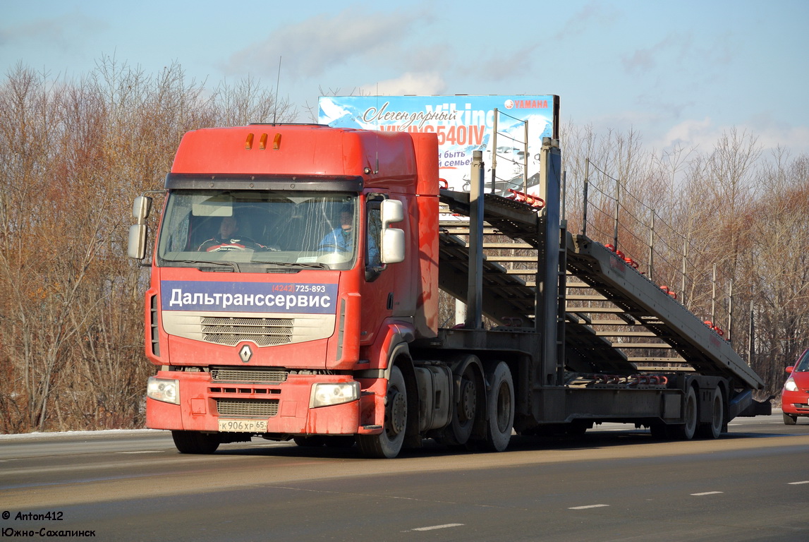 Сахалинская область, № К 906 ХР 65 — Renault Premium ('2006)