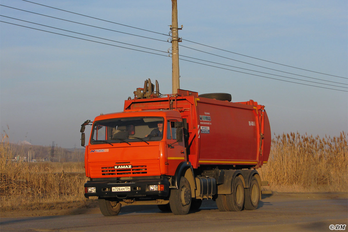 Волгоградская область, № А 726 ХМ 134 — КамАЗ-65115-62