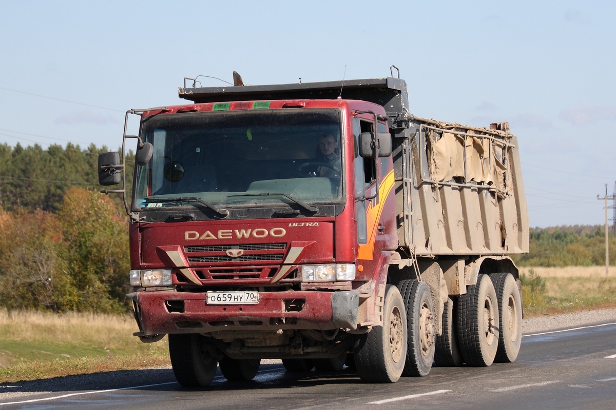 Томская область, № О 659 НУ 70 — Daewoo (общая модель)