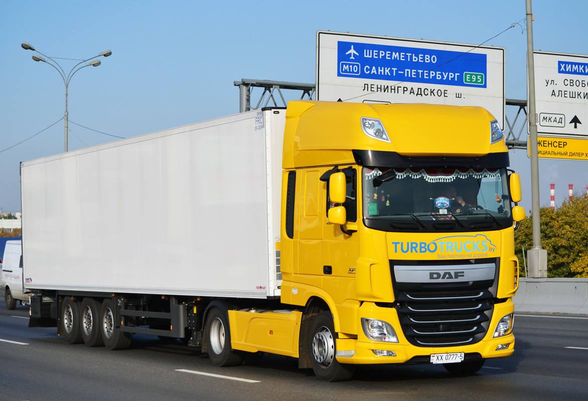 Минская область, № ХХ 0777-5 — DAF XF Euro6 FT