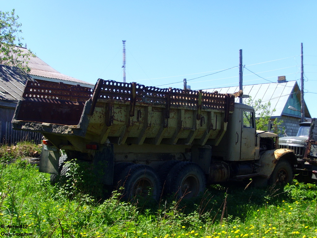 Сахалинская область, № А 608 ВО 65 — КрАЗ-256Б1