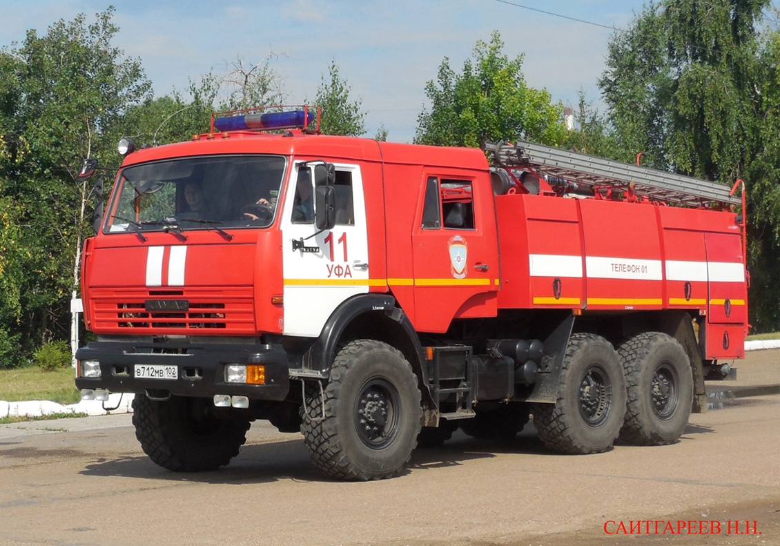 Башкортостан, № В 712 МВ 102 — КамАЗ-43114-15 [43114R]