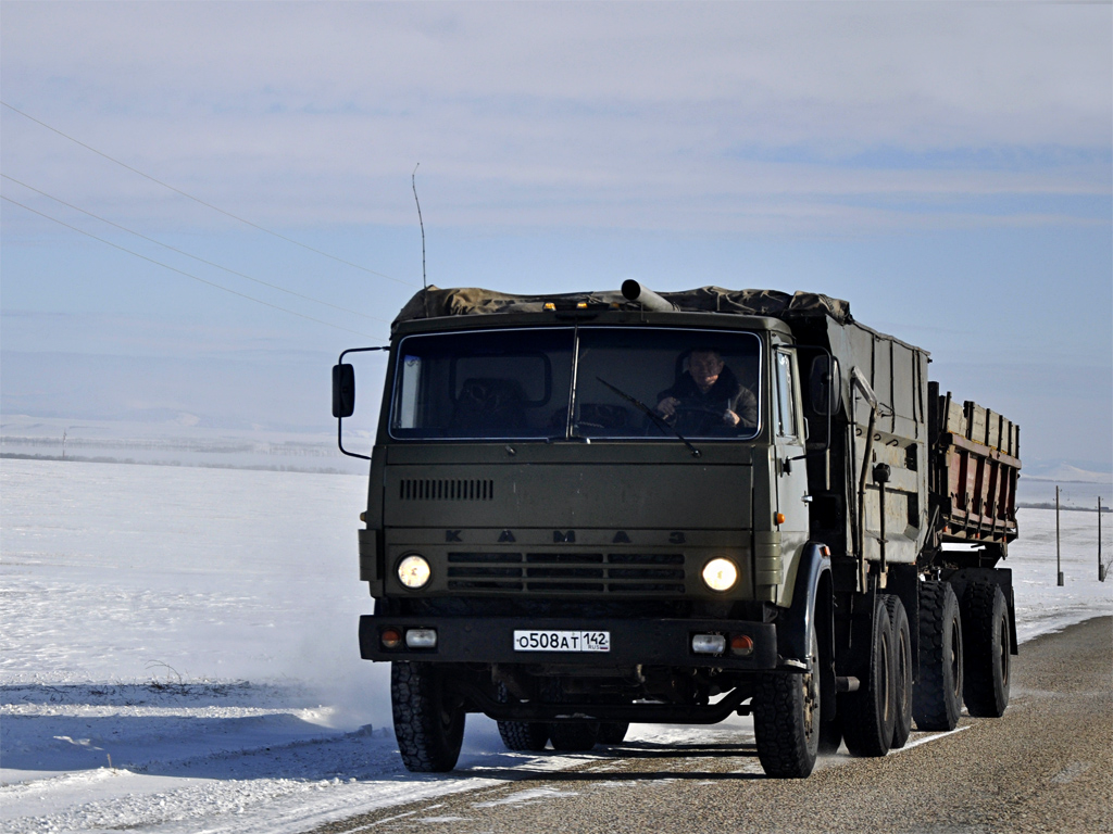 Кемеровская область, № О 508 АТ 142 — КамАЗ-5511