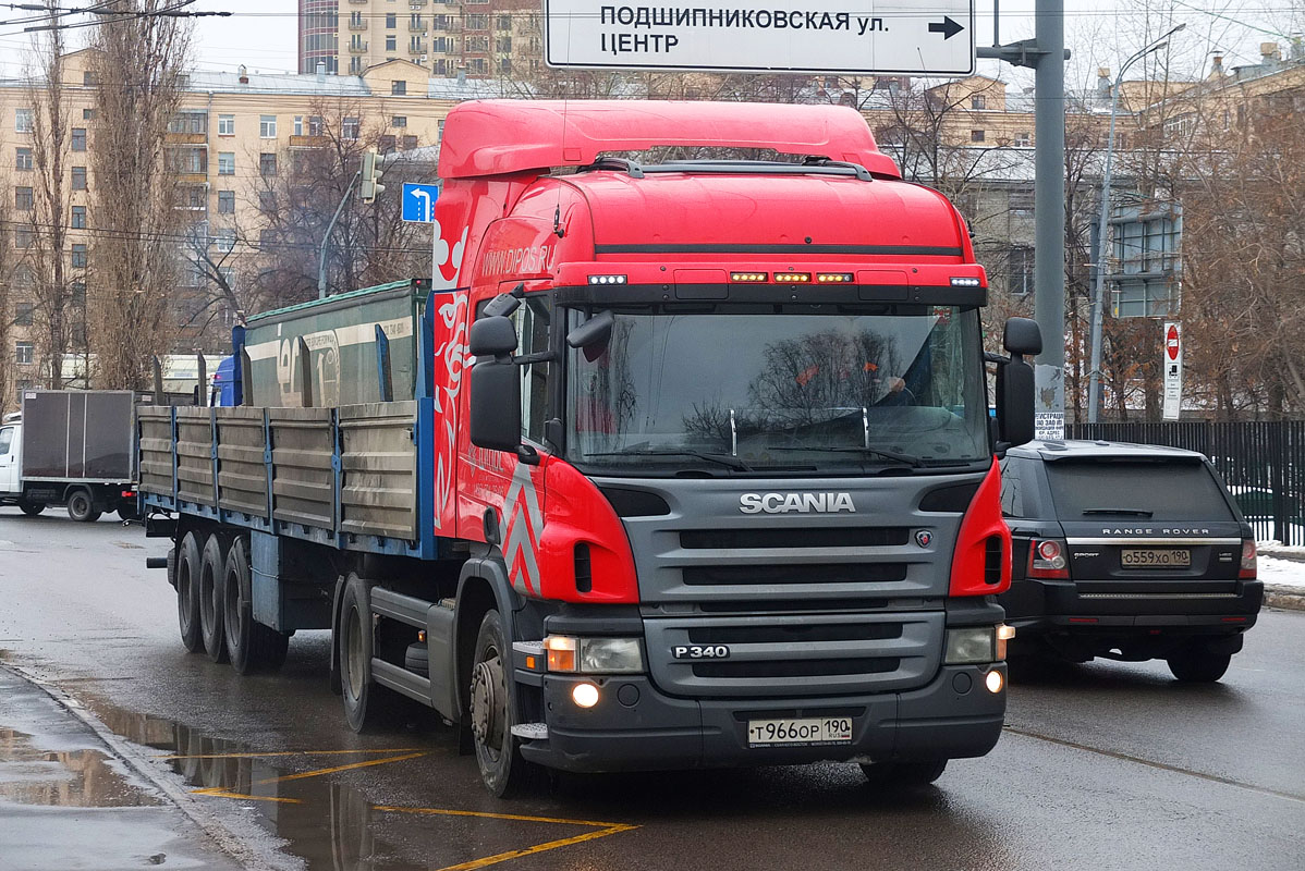 Московская область, № Т 966 ОР 190 — Scania ('2004) P340