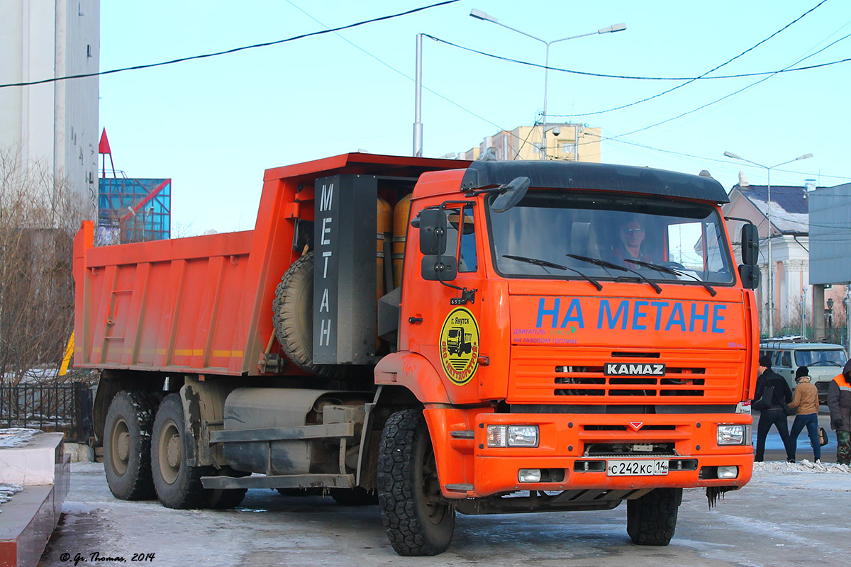 Саха (Якутия), № С 242 КС 14 — КамАЗ-6520-35