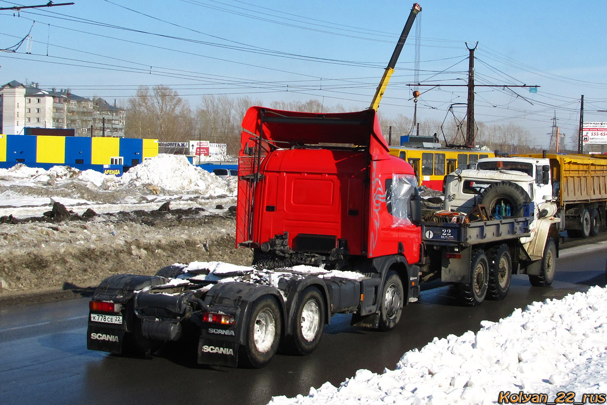 Алтайский край, № К 778 СЕ 22 — Scania ('1996) P114G