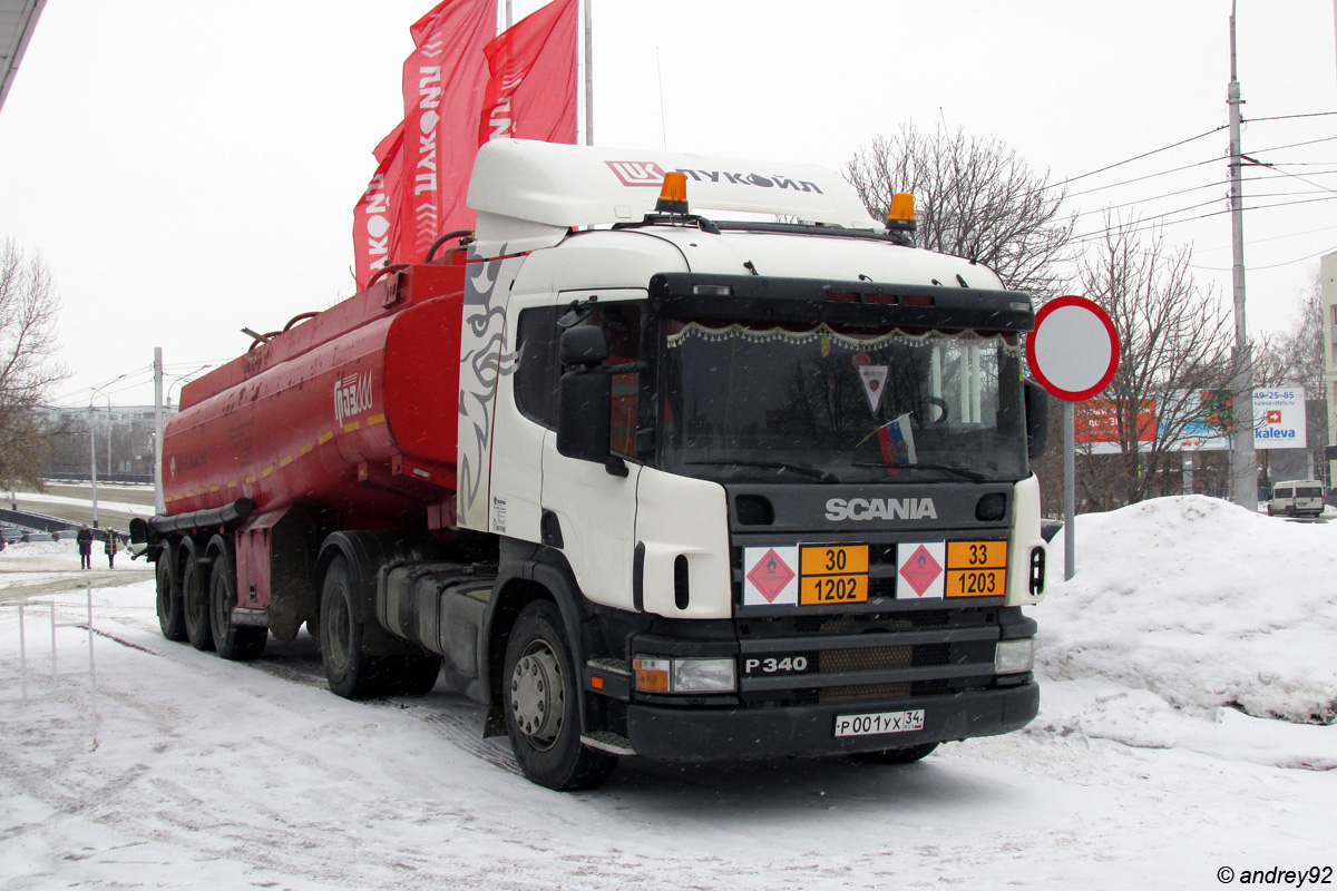 Волгоградская область, № Р 001 УХ 34 — Scania ('1996) P340