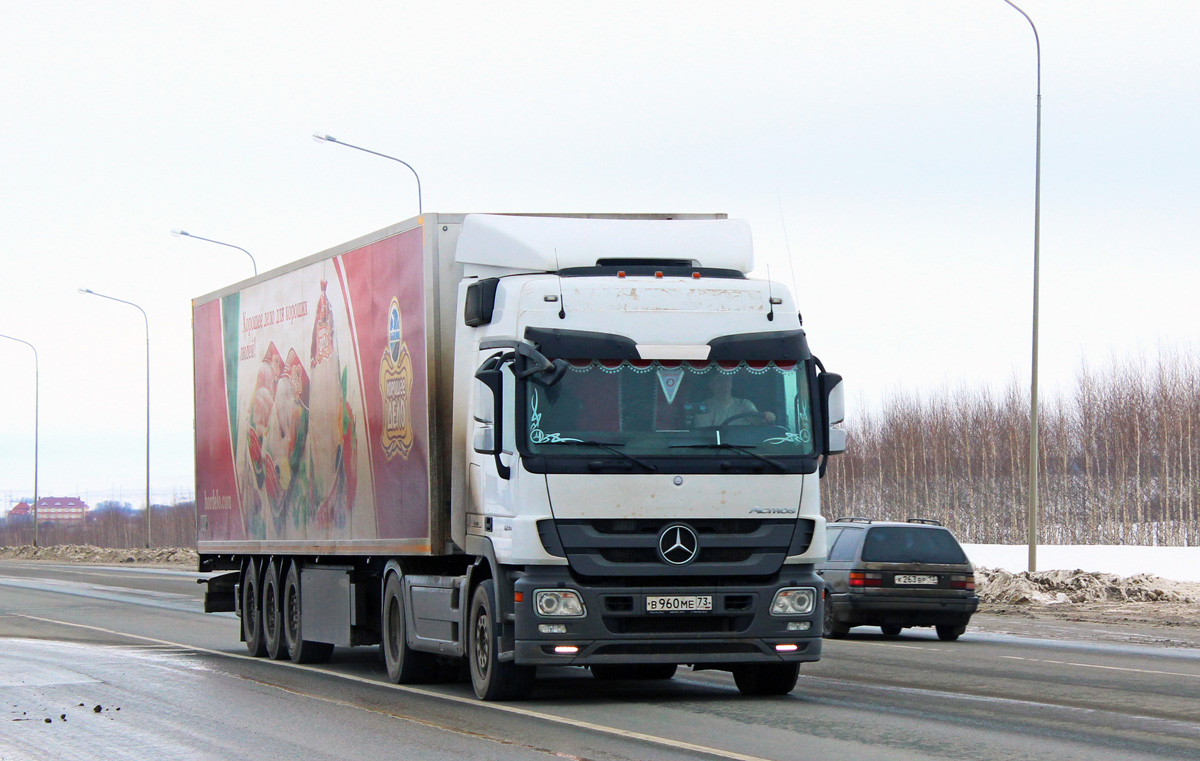 Ульяновская область, № В 960 МЕ 73 — Mercedes-Benz Actros ('2009) 1844