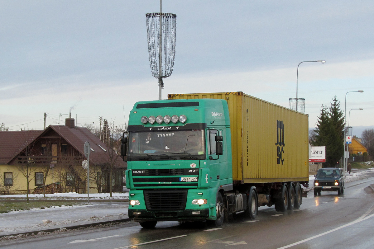 Литва, № GGT 627 — DAF XF95 FT