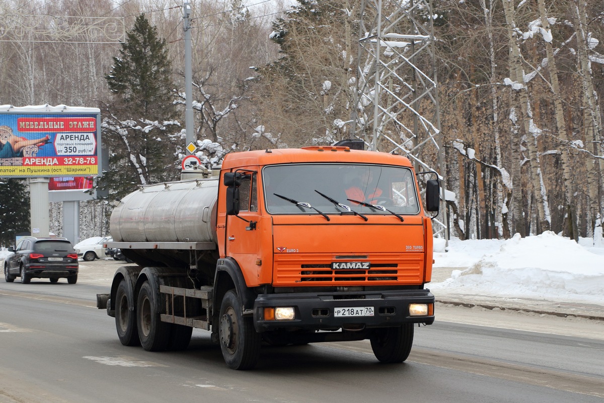 Томская область, № Р 218 АТ 70 — КамАЗ-65115-62