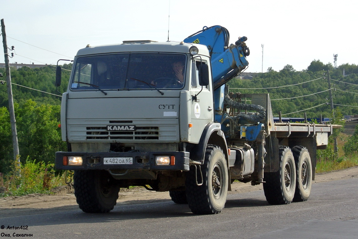 Сахалинская область, № К 482 ОА 65 — КамАЗ-43118-15 [43118R]