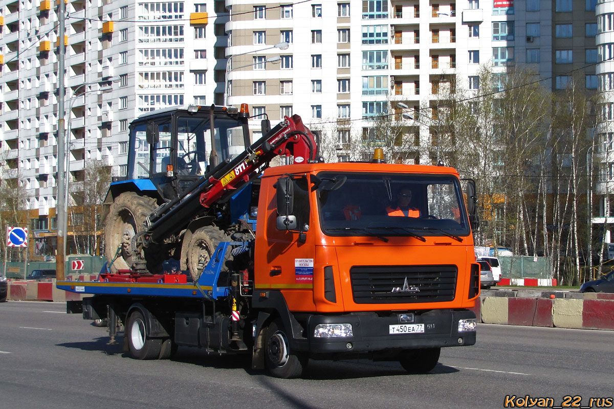 Москва, № Т 450 ЕА 77 — МАЗ-4371P2 "Зубрёнок"