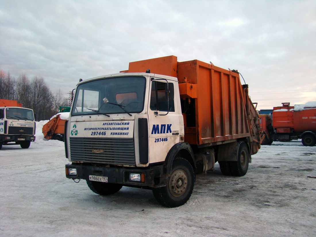 Архангельская область, № К 986 ЕХ 197 — МАЗ-533702