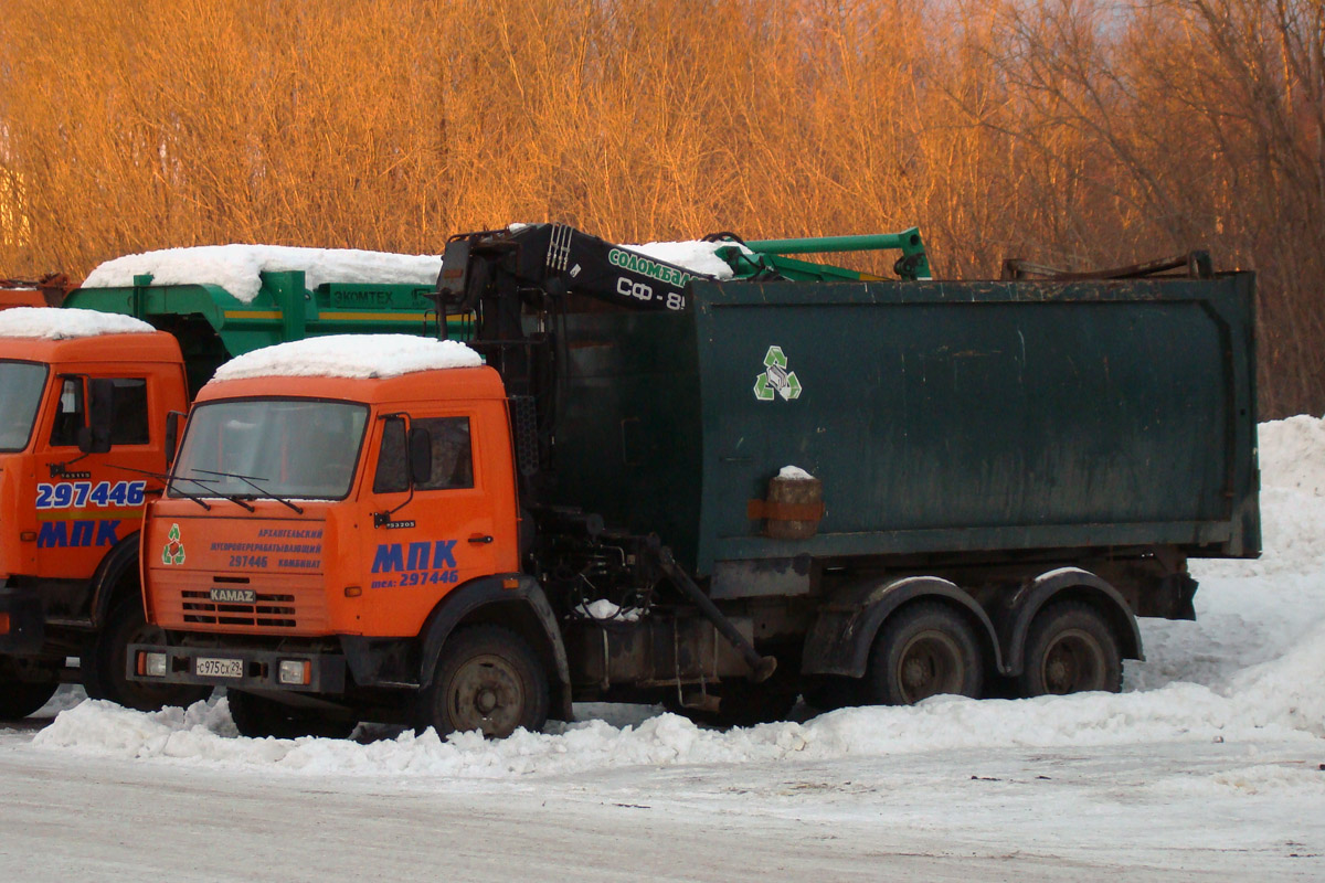 Архангельская область, № С 975 СХ 29 — КамАЗ-53215 [532150]