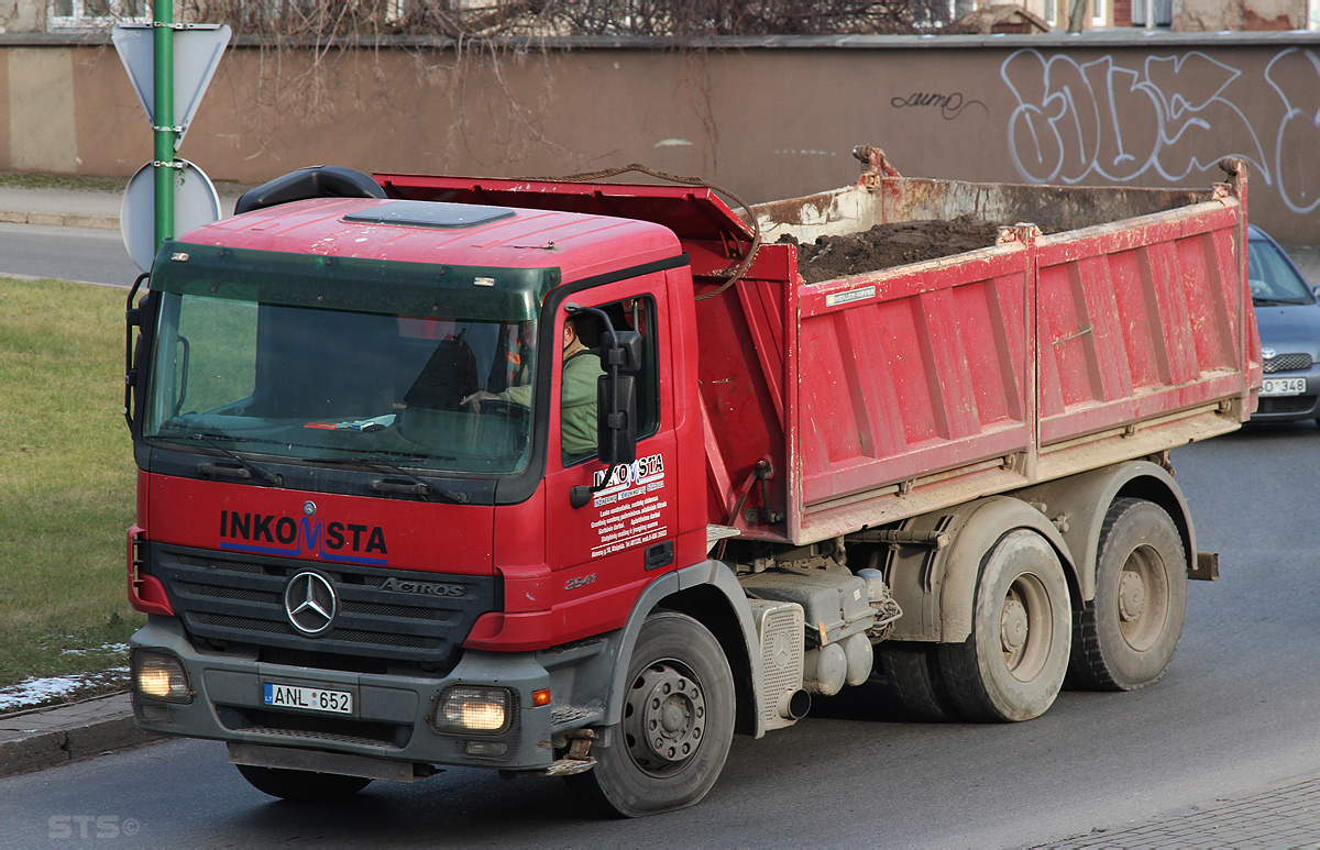 Литва, № ANL 652 — Mercedes-Benz Actros ('2003) 2541