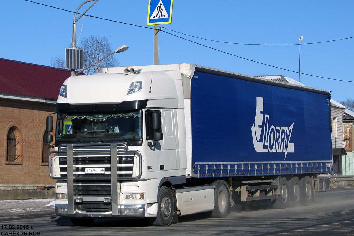 Саратовская область, № Т 159 СЕ 64 — DAF XF105 FT