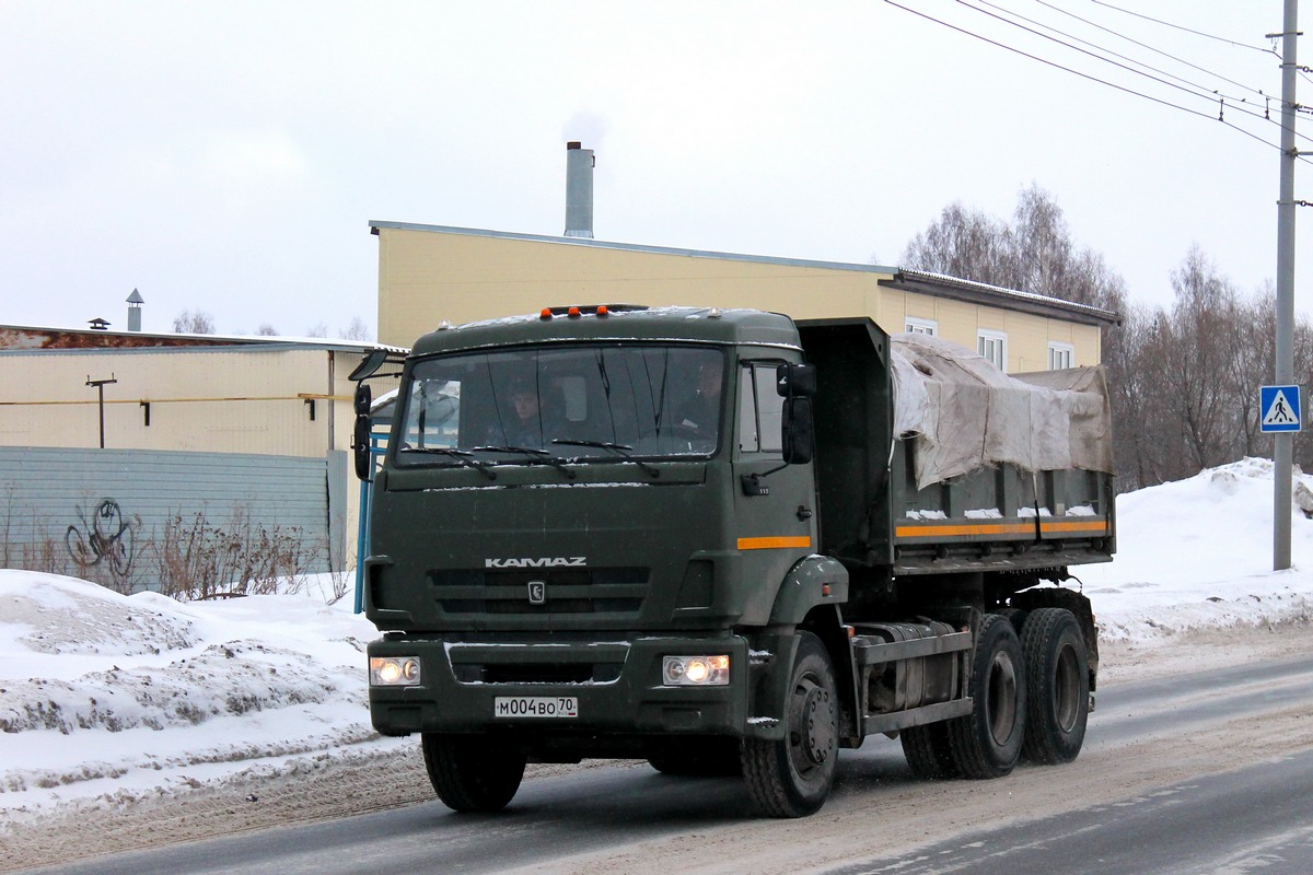 Томская область, № М 004 ВО 70 — КамАЗ-65115-A4