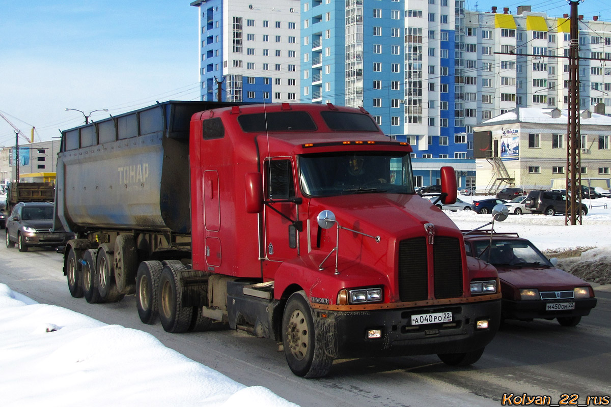 Алтайский край, № А 040 РО 22 — Kenworth T600