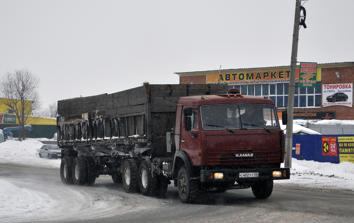 Омская область, № С 402 УТ 55 — КамАЗ-5410