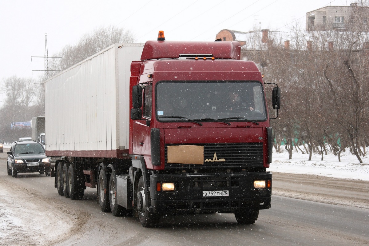 Томская область, № В 752 ТН 70 — МАЗ-643008