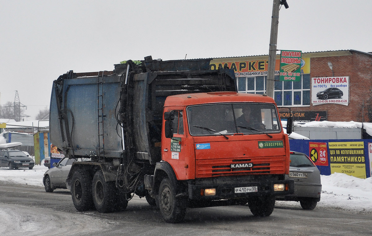 Омская область, № Р 410 РН 55 — КамАЗ-53215 [532150]