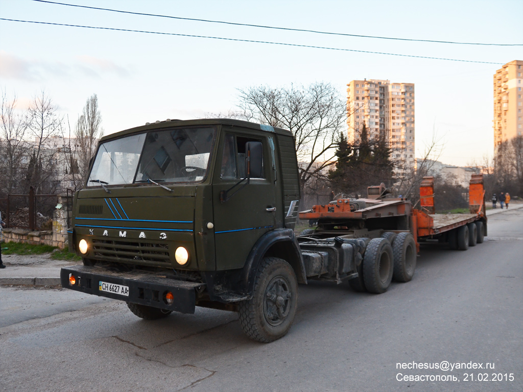 Севастополь, № СН 6627 АА — КамАЗ-54112