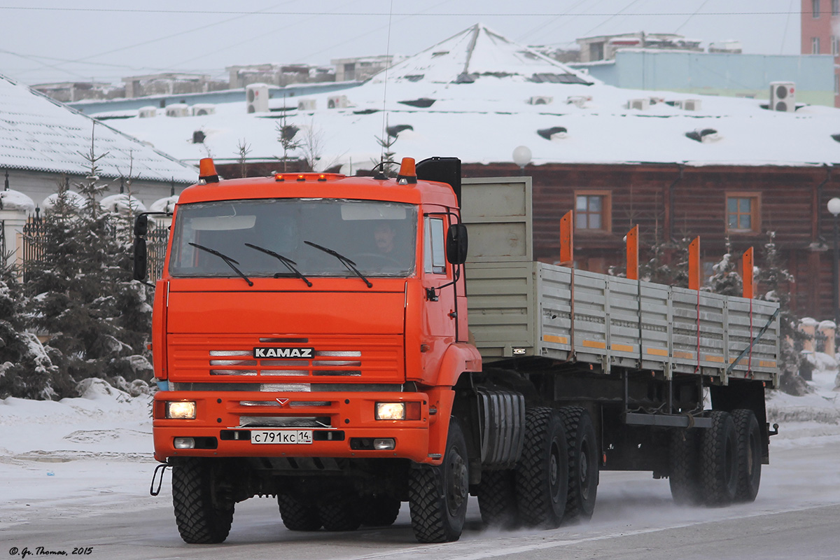 Саха (Якутия), № С 791 КС 14 — КамАЗ-65225 [652250]