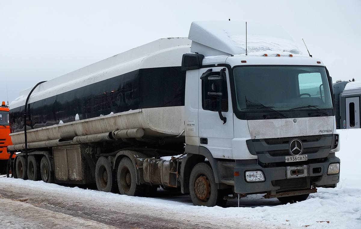 Ленинградская область, № В 936 СВ 47 — Mercedes-Benz Actros ('2009)