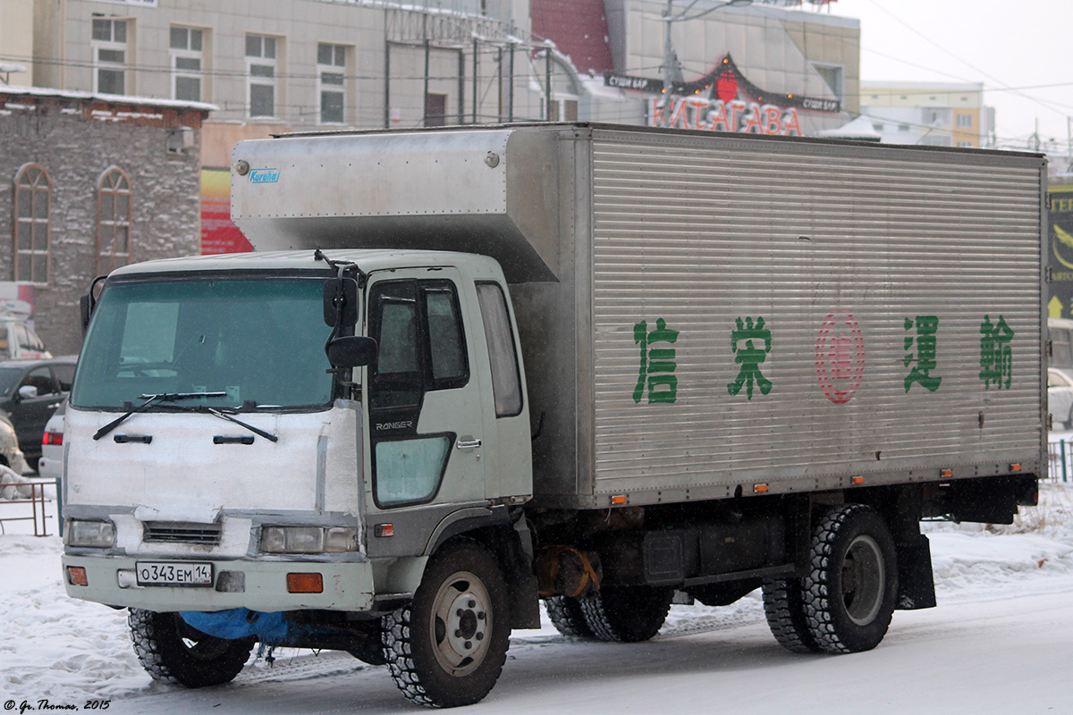 Саха (Якутия), № О 343 ЕМ 14 — Hino Ranger