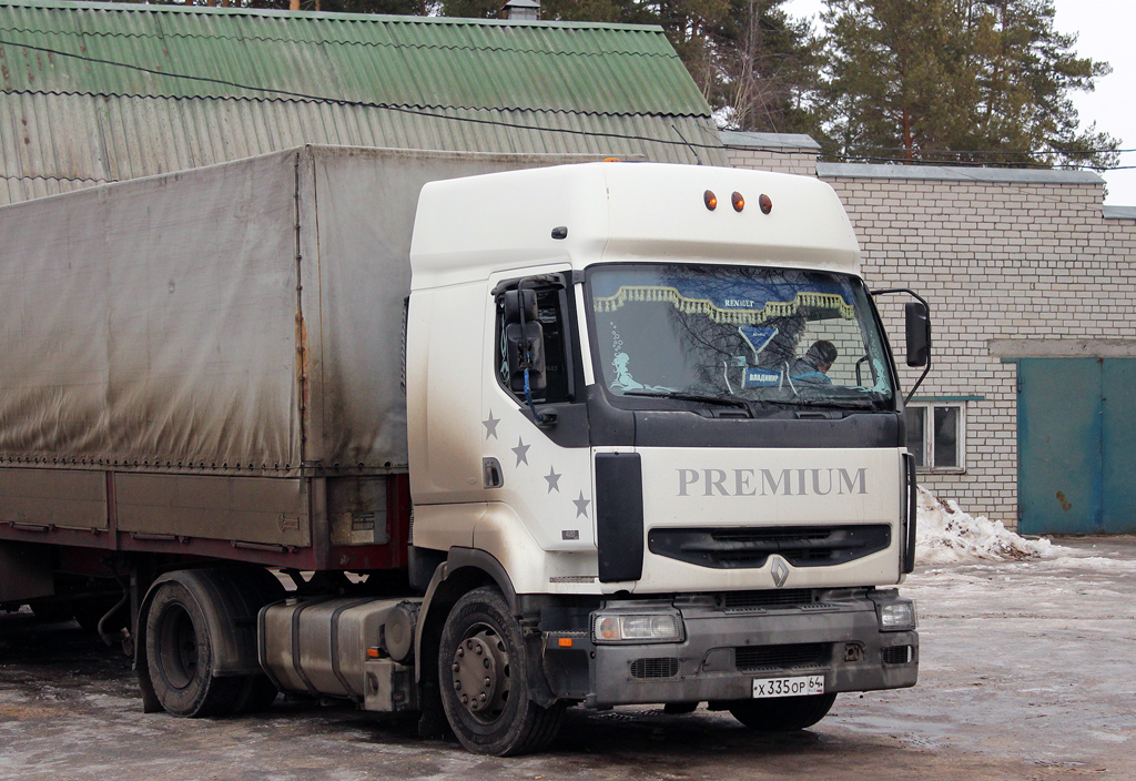 Саратовская область, № Х 335 ОР 64 — Renault Premium ('1996)