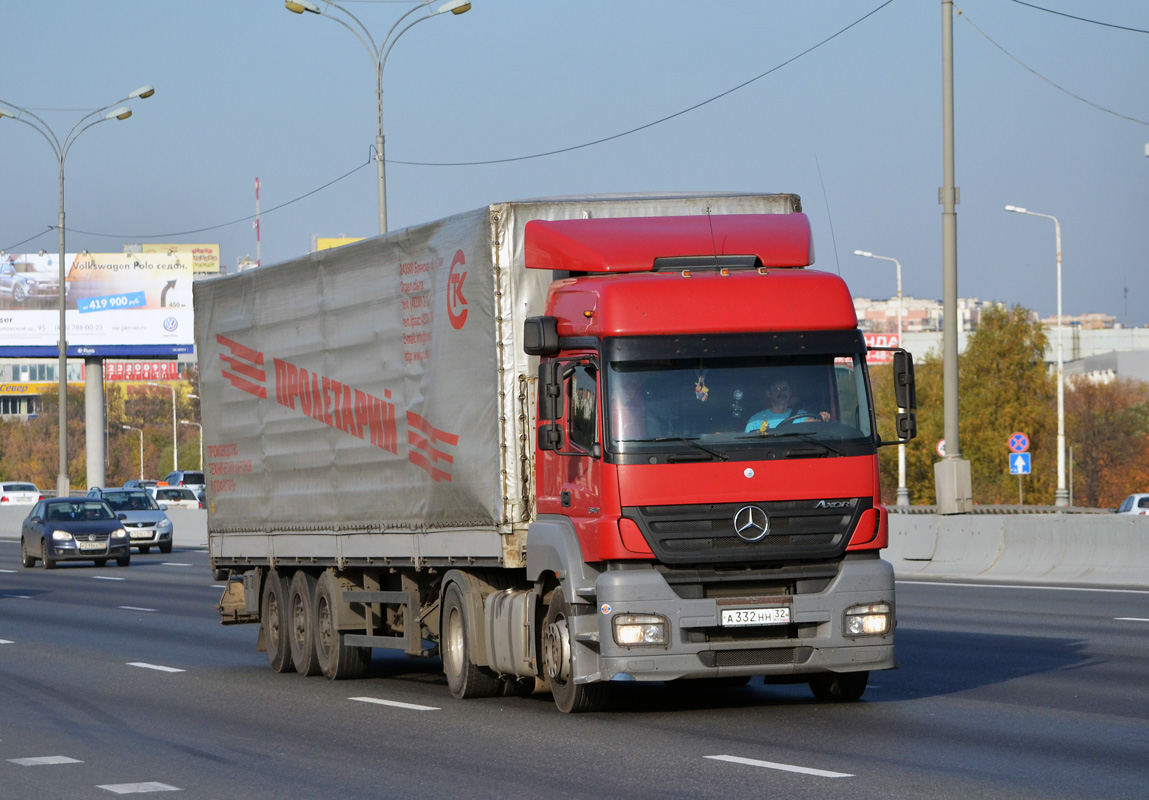 Брянская область, № А 332 НН 32 — Mercedes-Benz Axor 1840