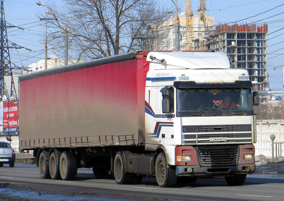 Нижегородская область, № С 260 МВ 52 — DAF 95XF FT